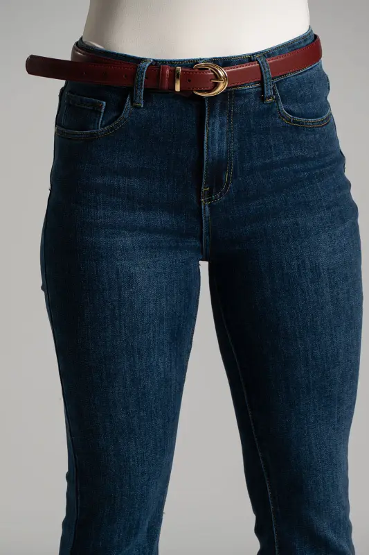 Ζώνη Δερμάτινη Οβάλ Τοκάς