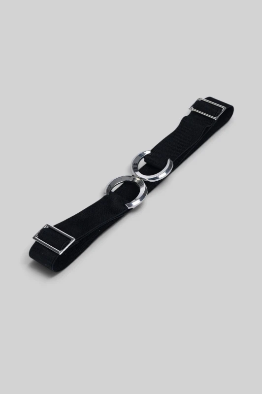 Double Buckle Elastic Belt 