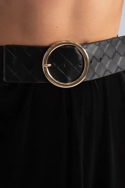 Elastic Waist Belt Woven Design