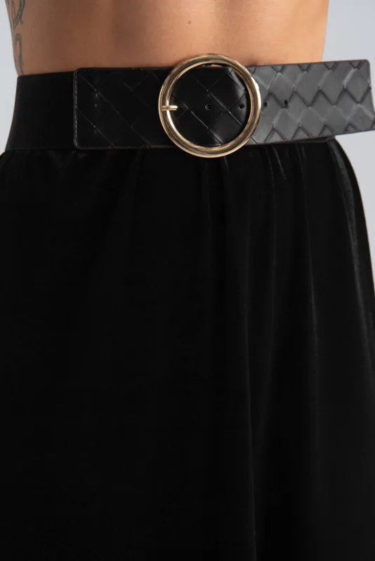 Elastic Waist Belt Woven Design