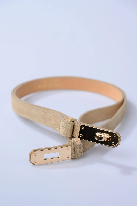 Adjustable Suede Belt